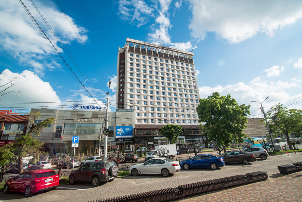 A complimentary room at the Continent hotel